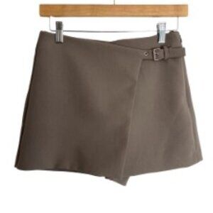 Zara Asymmetrical Belted Skort XSmall